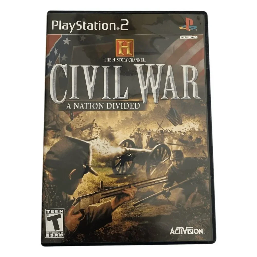 Civil War A Nation Divided PS2 Sony PlayStation 2 CIB Complete & TESTED